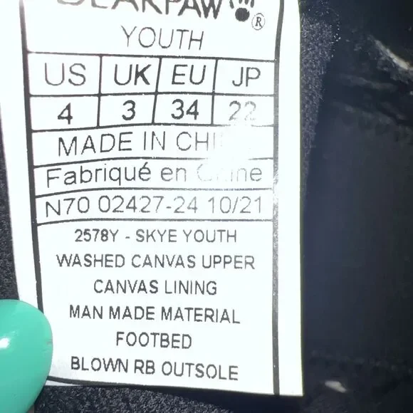 BEARPAW Youth Skye Chukka Booties, Black & Floral, Size 4, New Without Box - Picture 5 of 8